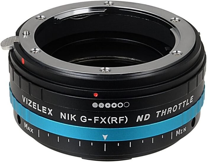 Vizelex ND Throttle Lens Adapter Compatible with Nikon F-Mount G-Type Lenses to Fujifilm X-Mount Cameras