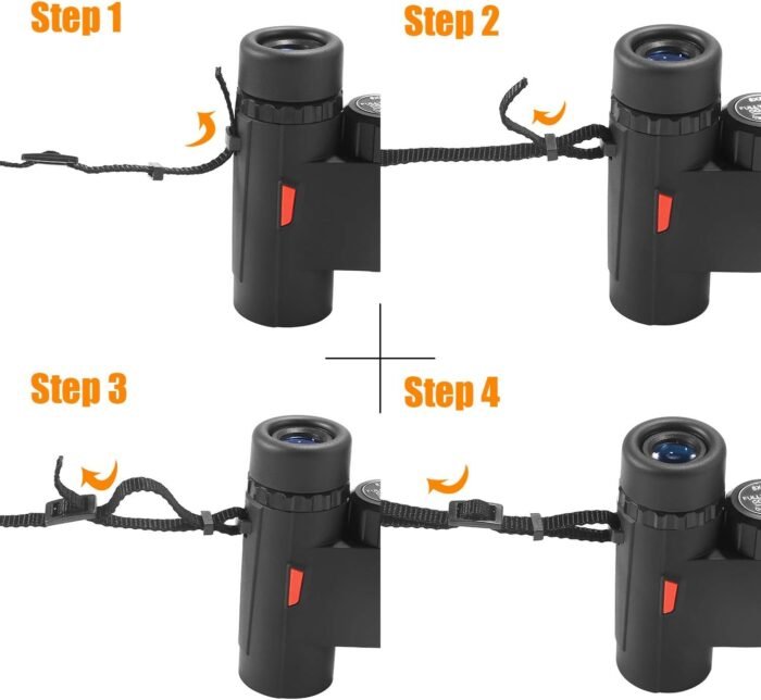 TROSCAS Super Comfort Neoprene Optic Straps | Loop Connectors | Field Repair Buckle | Lightweight | Adjustable Length Neck Straps for Binoculars Cameras (Type 2) - Image 5