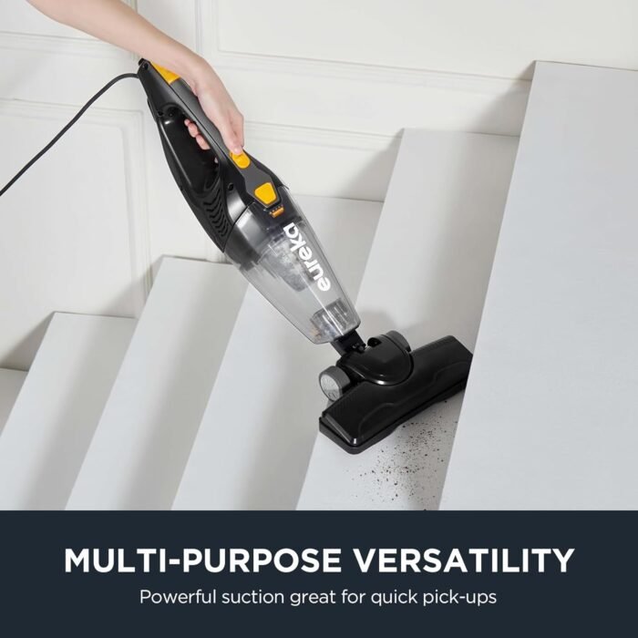Eureka Blaze Stick Vacuum Cleaner, Powerful Suction 3-in-1 Small Handheld Vac with Filter for Hard Floor Lightweight Upright Home Pet Hair, Dark Black - Image 4