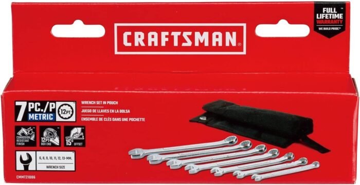 CRAFTSMAN MM WRENCH SET IN POUCH, 7PC (CMMT21086) - Image 5