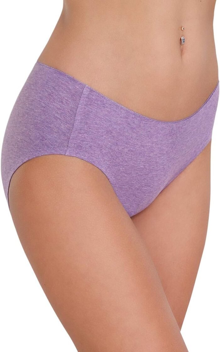Altheanray Womens Underwear Cotton Underwear for Women Seamless Hipster Bikini Briefs Panties 6 Pack - Image 3
