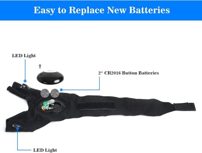 LED Flashlight Gloves, Stocking Stuffers Gifts for Men Dad Him, Christmas White Elephant Gifts for Adults Men Boyfriend Cool Gadget Waterproof Light for Camping Fishing Repairing - Image 7