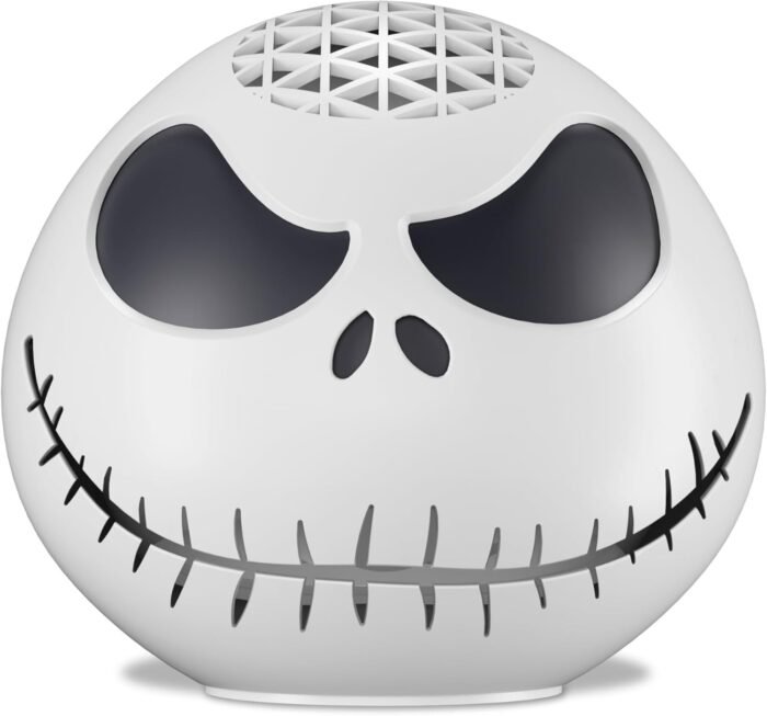 Echo Dot Bundle: Includes Echo Dot (5th Gen, 2022 release) | Charcoal and Limited Edition Disney Jack Skellington Shell - Image 2