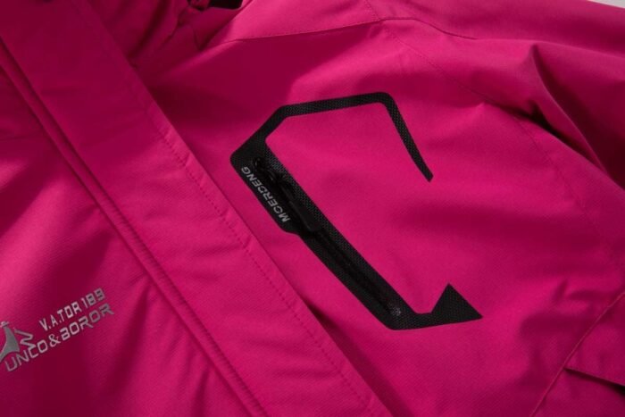 MOERDENG Women's Waterproof Ski Jacket Warm Winter Snow Coat Mountain Windbreaker Hooded Raincoat Jacket - Image 4
