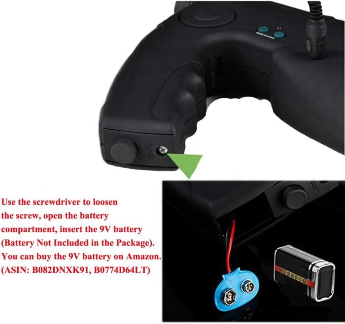 HAUSBELL Listening Device, Observation Device, Scientific Explorer Parabolic Microphone Bionic Ear Electronic Listening Device Digital Device Nature Observing and Listening Device, Headphone Included - Image 2