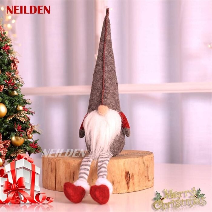 3pcs New Christmas Decoration Long Legs Rudolph Doll Christmas Children Gift Hotel mall Window Decoration - Image 9