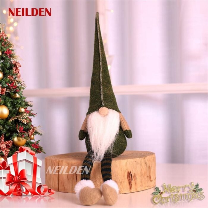 3pcs New Christmas Decoration Long Legs Rudolph Doll Christmas Children Gift Hotel mall Window Decoration - Image 8