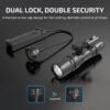 OLIGHT Odin S 1500 Lumens MLOK Rail Mounted Weaponlight Rechargeable Tactical Flashlight with Upgraded Remote Pressure Switch, 250 Meters Throw Distance, IPX8 Waterproof (Desert Tan) - Image 6