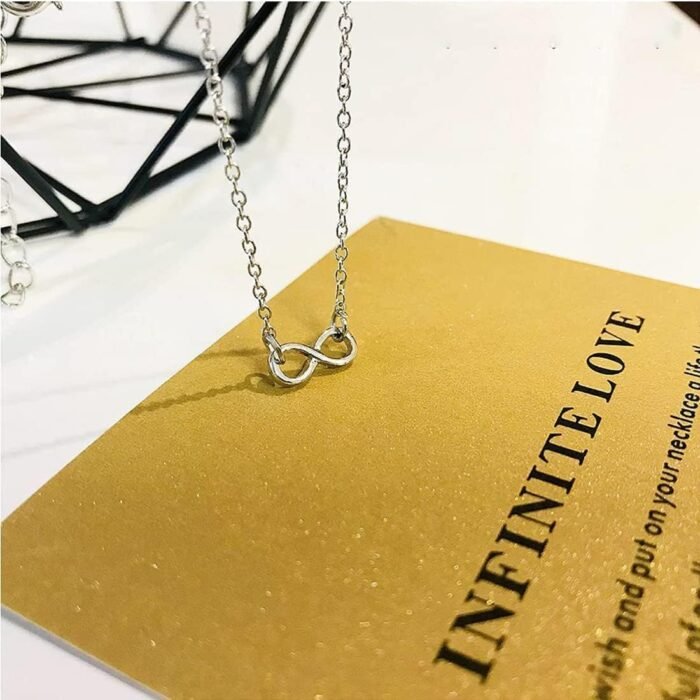 LANG XUAN Friendship Compass Necklace Good Luck Butterfly Pendant Chain Necklace with Message Card Gift Card for Women - Image 2