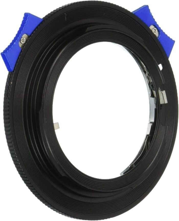 Fotodiox Pro Lens Mount Adapter - Nikon Nikkor F Mount G-Type D/SLR Lens to Canon EOS (EF, EF-S) Mount SLR Camera Body with Built-In Aperture Control Dial Black - Image 2