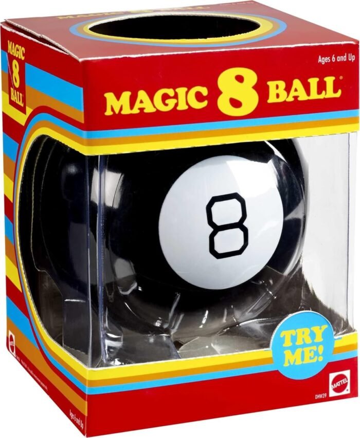Mattel Games Magic 8 Ball Kids Toy, Retro Themed Novelty Fortune Teller, Ask a Question and Turn Over for Answer - Image 3