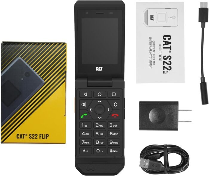 CAT S22 Rugged Flip Phone (16GB) 2.8" Touchscreen Smart Cell Phone Android 11, IP68 Water Resistant, T-Mobile 4G LTE GSM Single Nano Slot,Compatible with T-Mobile(New) - Image 8