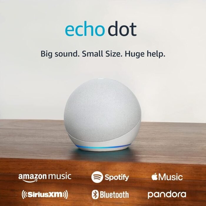 Echo Dot with Amazon Basics Smart Color Bulb - Image 3