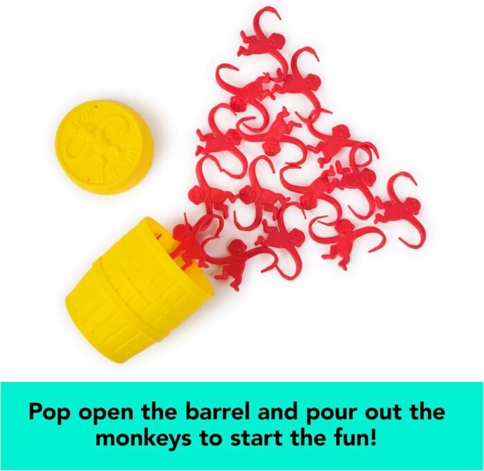 Spin Master Games, Barrel of Monkeys Retro Linking Family Game, Preschool Games, Classic Games, Family Game Night, Christmas Gifts for Kids Ages 3+ - Image 5