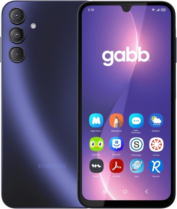 Gabb Phone 4 Pro: Phone for Kids & Teens - GPS Tracker for Kids, No Social Media, No Internet Browsers, Parental Controls, Talk & Text, Safe Messaging App for Kids, Safe Video Calls, 30 Activation Fee
