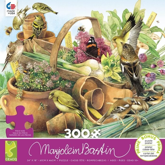 Ceaco - Marjolein Bastin - Clay Pots - Oversized 300 Piece Jigsaw Puzzle - Image 2