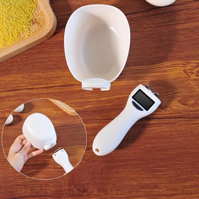 Food Measuring Scoop Scale, Digital Measuring Spoon, Weighing Spoon Scale 800g / 0.1g High Precision with LCD Screen, Display Electronic Measuring Spoon for Kitchen Gadgets and Daily Meals (1pc) - Image 4