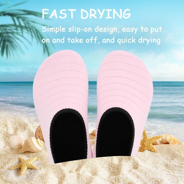 ANLUKE Kids Boys Girls Water Shoes Barefoot Aqua Socks Fast Dry Beach Swim Outdoor Sports Shoes for Toddler - Image 5