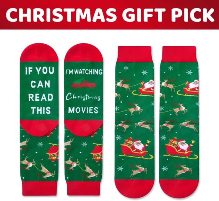 Zmart Funny Socks For Men Women - Outdoorsman Gifts For Golfing Hunting Fishing Lovers, Christmas Stocking Stuffers - Image 3