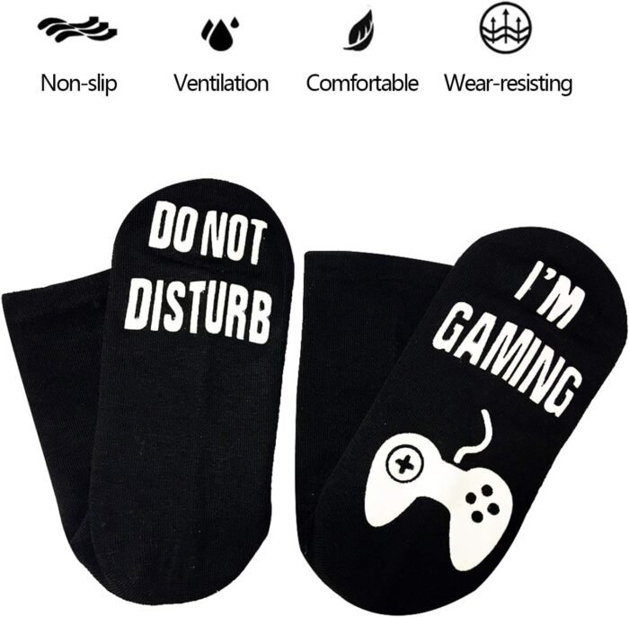 NDLBS Funny Christmas Gifts Novelty Gaming Socks Christmas Stocking Stuffers for Men Teens Boys Kids Him Adult Xmas Gifts - Image 4