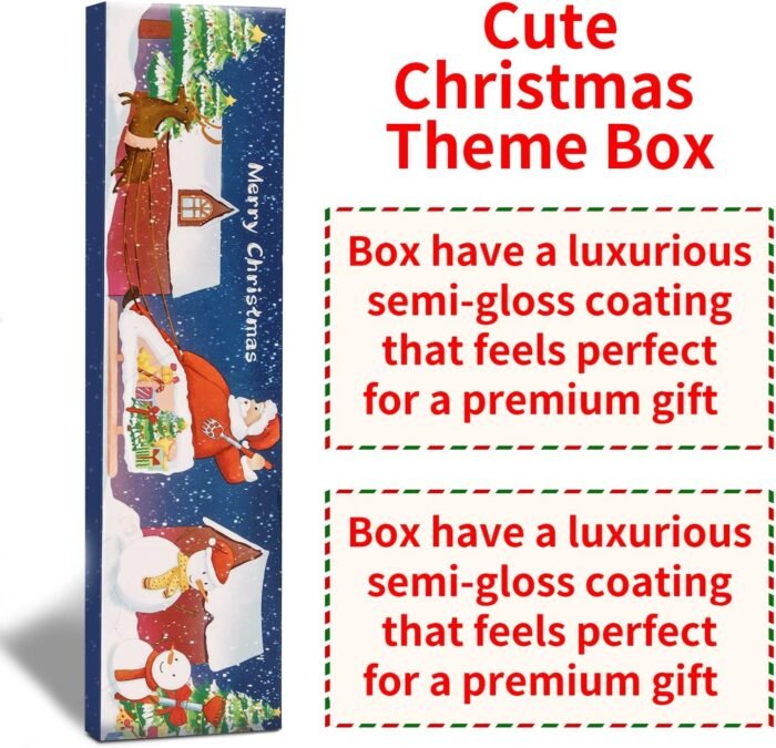 Stocking Stuffers for Men, 2 Pack Extendable Back Scratcher, Christmas Gifts for Men, Santa's Claws Telescopic Back Scratchers with Christmas Gift Box, Red Massage Tool for Back with Rubber Handles - Image 3