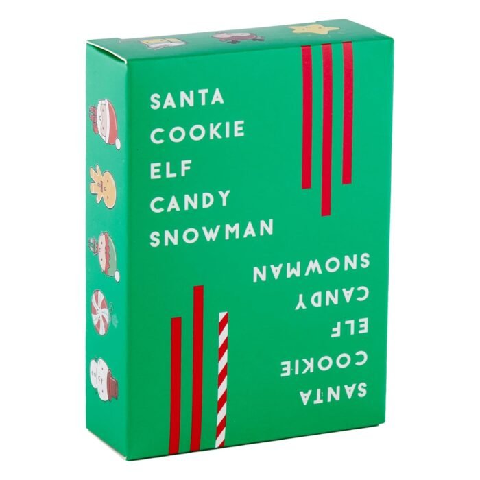 Santa Cookie Elf Candy Snowman Card Game – by Taco Cat Goat Cheese Pizza – Holiday Party Card Game – Great Stocking Stuffer – Fun for Kids, Teens, Adults and Family - 10 Min Ages 7+