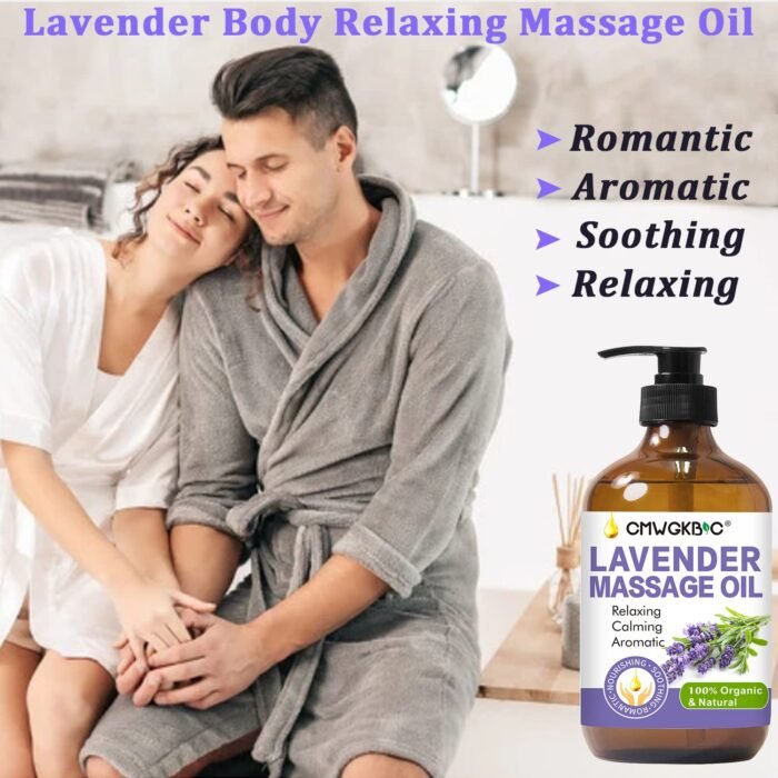 Christmas Gifts for Men,Stocking Stuffers for Women,Massage Oil for Massage Therapy,Lymphatic Drainage-Ginger Oil Sore Muscle Arnica Oil &Lavender Oil Relaxing Massage Oils for Date Night,Massage Ball - Image 3