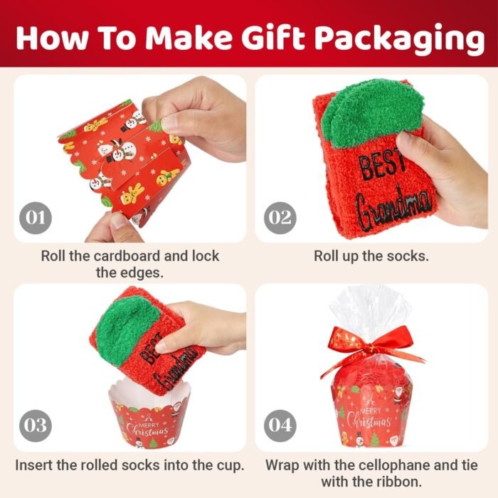 HAPPYPOP Christmas Gifts Stocking Socks For Women - Stocking Stuffers For Her Mom Aunt, Gifts For Sister Daughter In Law - Image 4