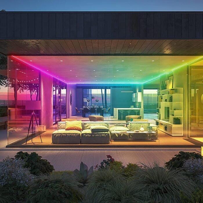 DAYBETTER Led Strip Lights 200 ft (2 Rolls of 100 ft) Ultra Long Smart Light Strips with App Voice Control Remote, RGB Music Sync Color Changing Lights for Bedroom, Kitchen, Party,Home Decoration - Image 8