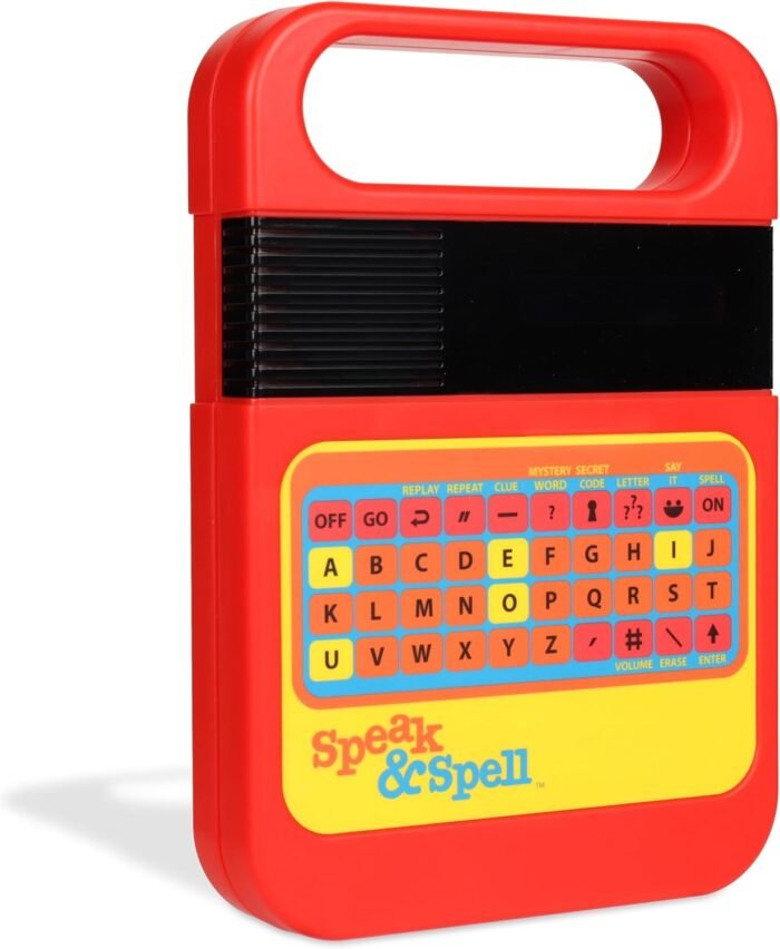 Speak & Spell Electronic Game - Educational Learning Toy, Spelling Games, 80s Retro Handheld Arcade, Autism Toys, Activity for Boys, Girls, Toddler, Ages 7+ - Image 6
