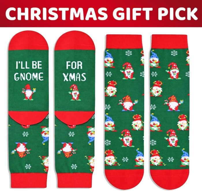 HAPPYPOP Christmas Gifts Stocking Socks for Men Women - Secret Santa Socks Gonme Gifts, Xmas Stocking Stuffers for Teens - Image 3