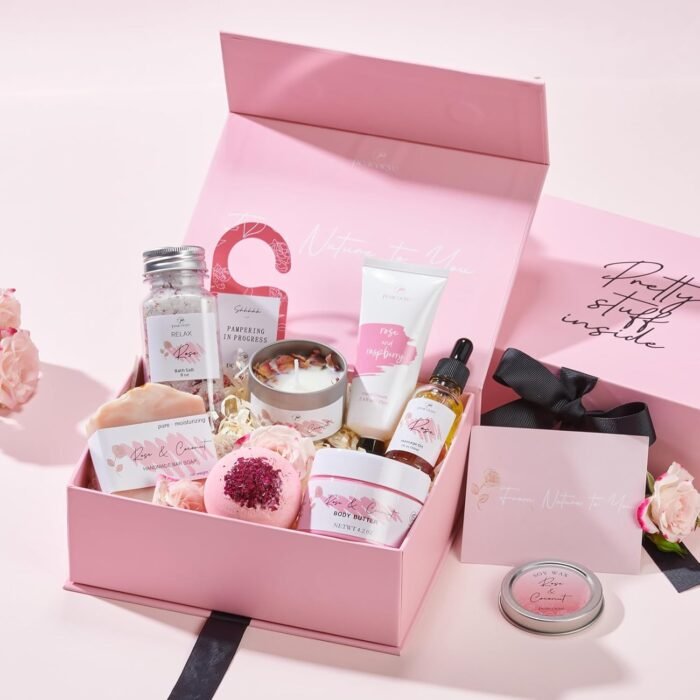 Spa Gifts for Women Christmas Gifts Bath Gift Baskets Relaxing Spa Self Care Gift for Mom Her Sister Wife Auntie Home Bath Care Package Thank You Gift Birthday Gift for Women Friendship Ideas - Image 2