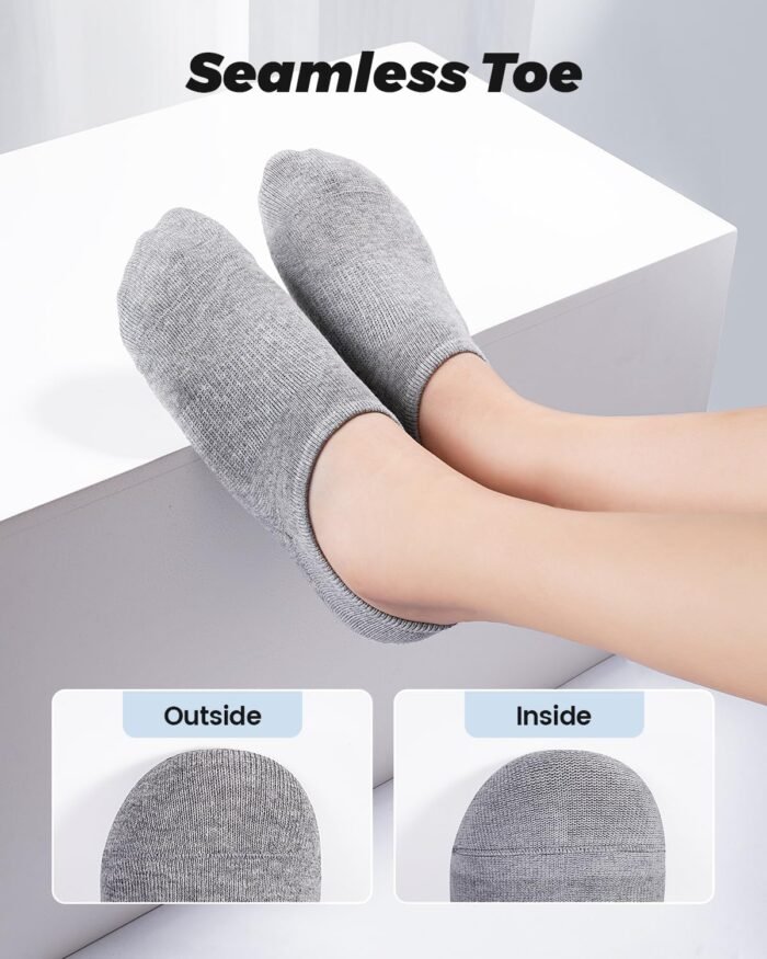 IDEGG No Show Socks Womens and Men Low Cut Ankle Short Anti-slid Athletic Running Novelty Casual Invisible Liner Socks - Image 4