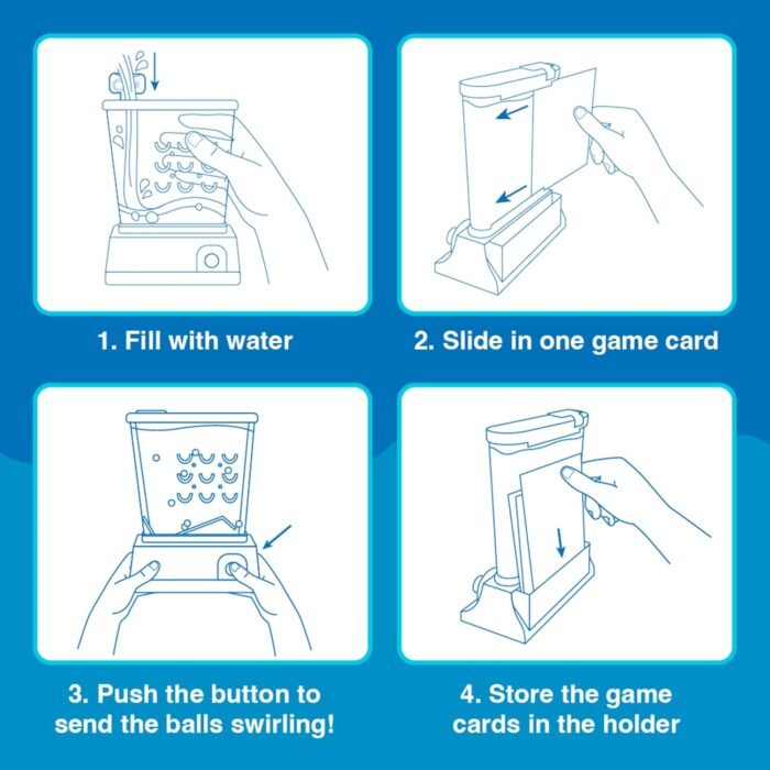 Original Waterfuls Classic Handheld Water Games – Kids Games, Retro Travel Games, Fidget Toys for Kids, Autism Toys, 6 Interchangeable Back Panels, Screen Free Play, Portable, Ages 3+ - Image 5