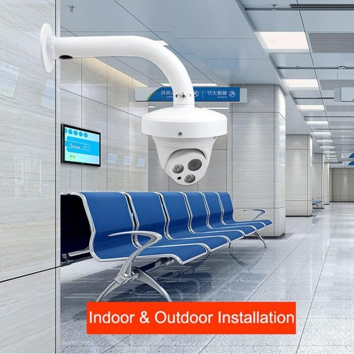 260MM L-Type Aluminum Alloy Outdoor Security Camera Mount Bracket, Dome Camera Mount Universal Camera Wall Mounting Bracket/IP Camera for CCTV Security Camera - Image 6