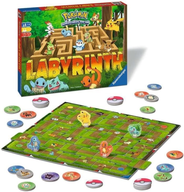Ravensburger Pokemon Labyrinth - A Fun Family Board Game and Pokémon Toy for Kids & Adults | Age 7 & Up | Great Pokémon Gift | Engaging Gameplay | High Replay Value | 2 - 4 Players - Image 5