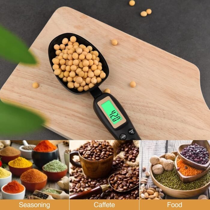 Mafiti Digital Measuring Spoon, Electronic Adjustable Measuring Spoon Scale 500g / 0.1g High Precision for Kitchen Gadgets Daily Meals Pet/Dog Food Measuring Scoop - Image 8