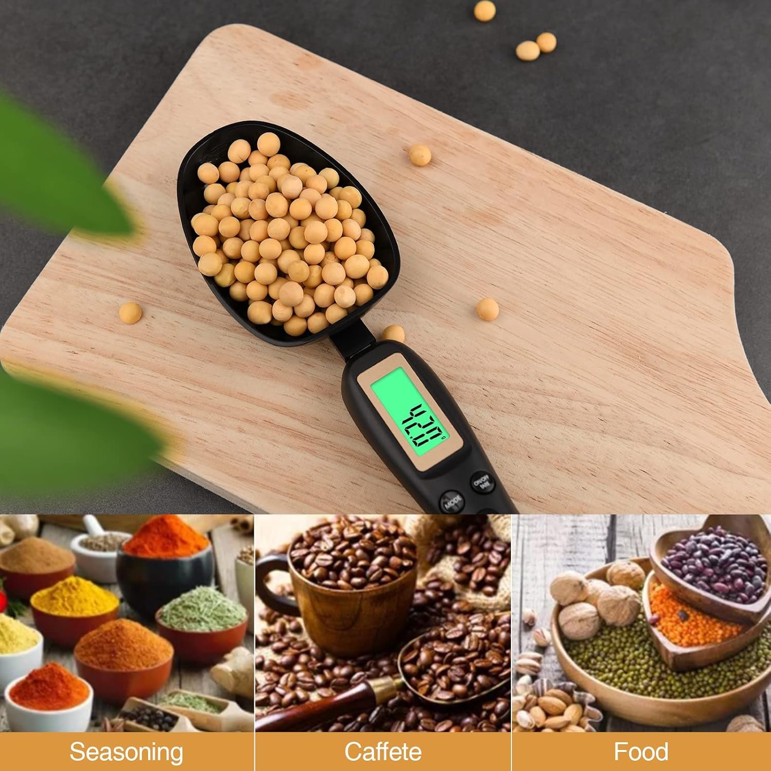 Mafiti Digital Measuring Spoon, Electronic Adjustable Measuring Spoon Scale 500g / 0.1g High Precision for Kitchen Gadgets Daily Meals Pet/Dog Food Measuring Scoop - Image 8