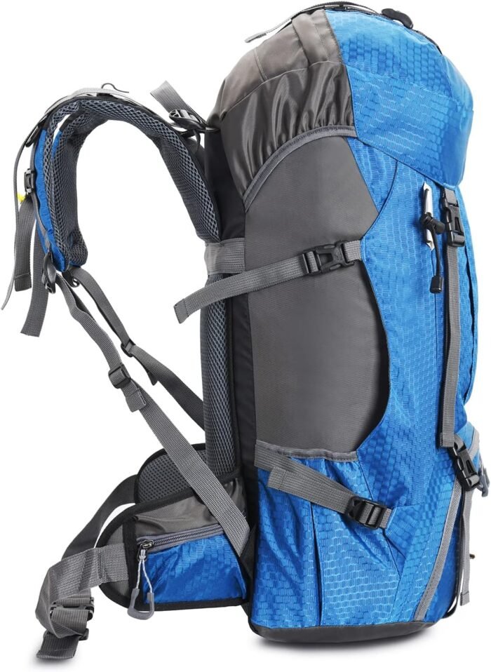 Bseash 60L Waterproof Hiking Camping Backpack with Rain Cover, Large Outdoor Sport Travel Daypack Rucksack for Climbing - Image 9