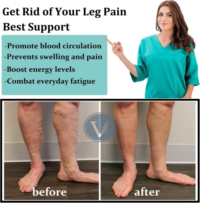 ACTINPUT Copper Compression Socks Men Women Circulation 4 Pairs-Best Support for Nurses,Running,Cycling - Image 2