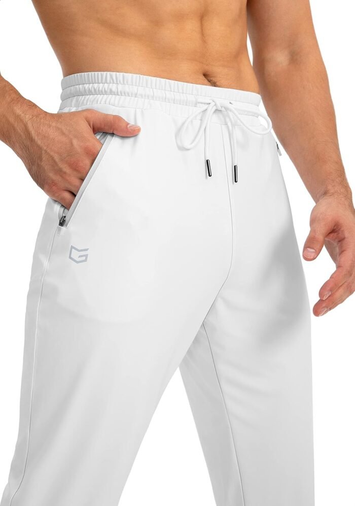 G Gradual Men's Sweatpants with Zipper Pockets Tapered Joggers for Men Athletic Pants for Workout, Jogging, Running - Image 4