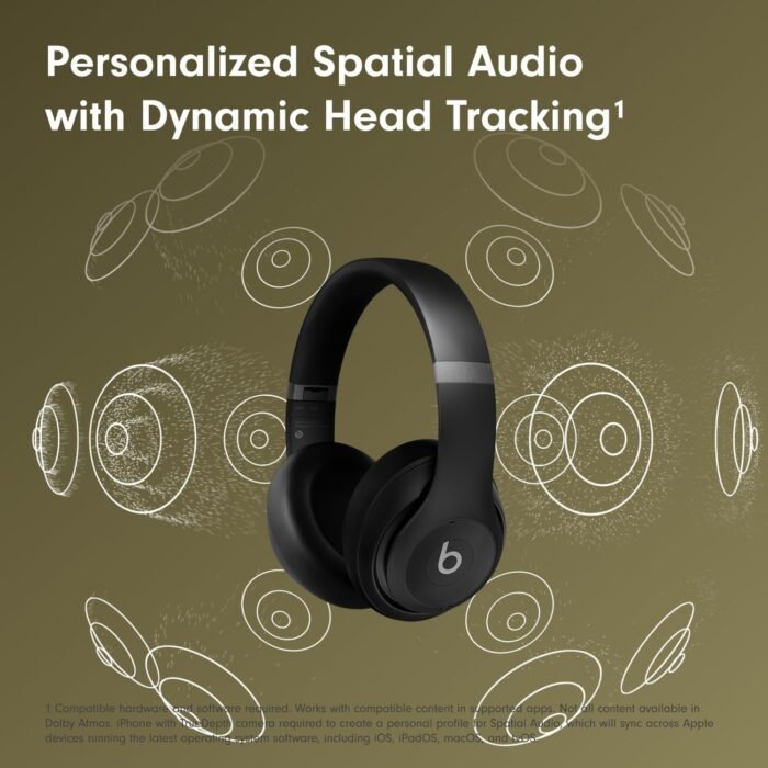 Beats Studio Pro - Wireless Bluetooth Noise Cancelling Headphones - Personalized Spatial Audio, USB-C Lossless Audio, Apple & Android Compatibility, Up to 40 Hours Battery Life - Black - Image 6