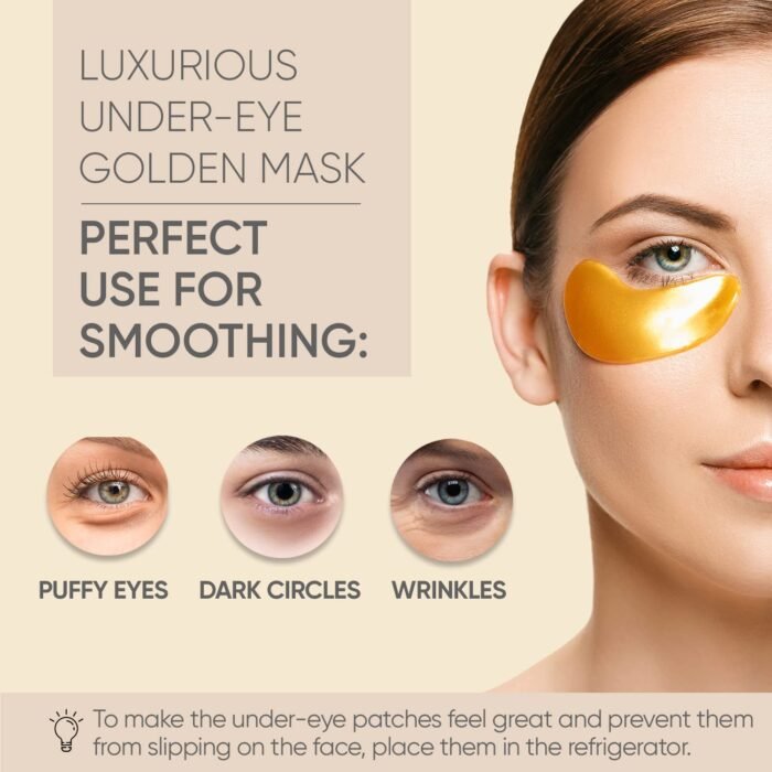 Under Eye Patches (20 Pairs) - Eye Patches For Puffy Eyes And Dark Circles - Under Eye Mask For Beauty & Personal Care - Under Eye Mask Amino Acid & Collagen For Dark Circles And Puffiness by Celor - Image 2