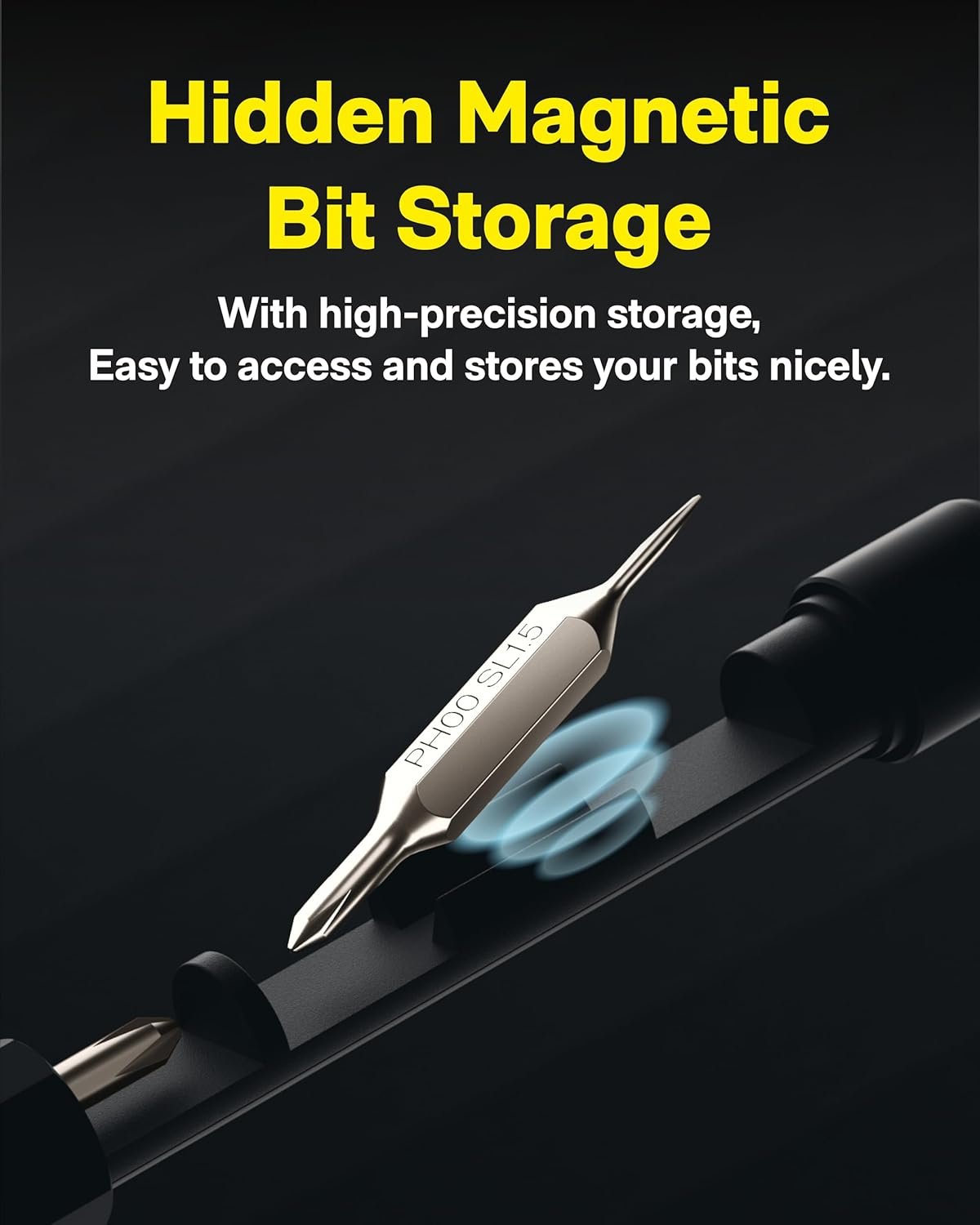 HOTO 5 in 1 Multitool Pocket Screwdriver, Gifts Gadgets for Men, Magnetic Precision Screwdriver Set, EDC Small Screwdriver Set for Eyeglasses & Electronics (SILVER) - Image 3