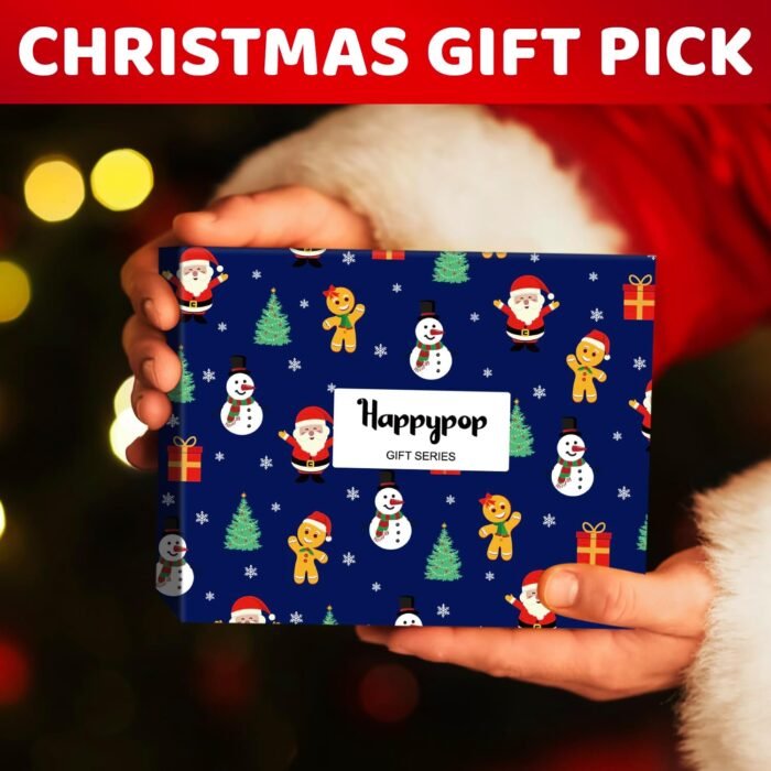 HAPPYPOP Christmas Gifts Stocking Socks for Women - Gnome Knee High Christmas Socks for Women, Gnome Gifts for Teens With Greeting Card - Image 8