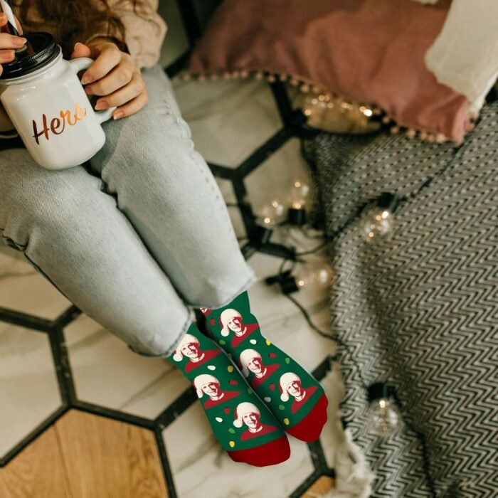 Funny Christmas Socks for Women Men, National Lampoons Christmas Vacation Costume Accessories, Winter Warm Knitted Socks - Image 6