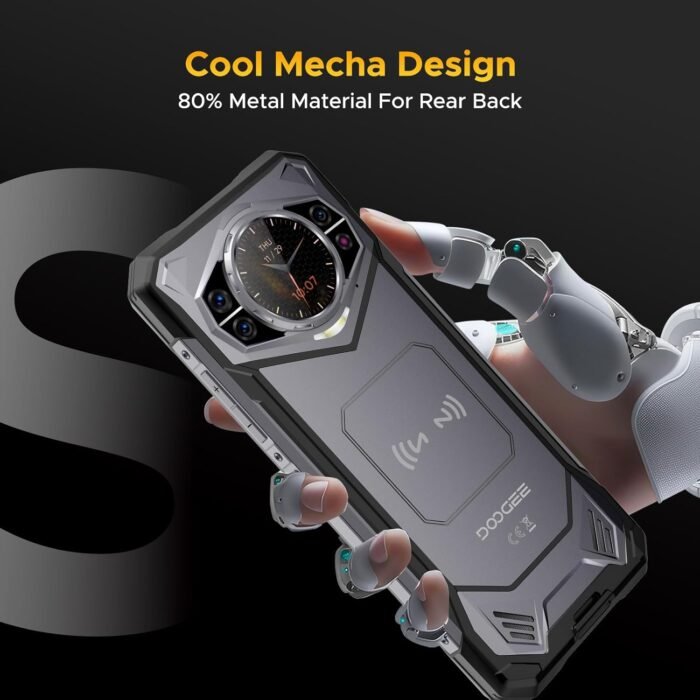 DOOGEE S200 5G Rugged Smartphone with 6.72” FHD+1.32" Dual Screen,10100mAh/33W Rugged Phone Unlocked,32 GB+256 GB Cell Phone, Android 14,100 MP Camera/Fingerprint ID/Face Unlock/NFC/GPS - Image 5