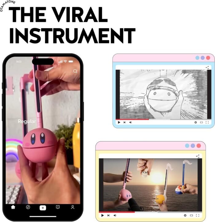 Otamatone [English Edition] Japanese Electronic Musical Instrument Portable Synthesizer from Japan by Cube/Maywa Denki, Black - Image 5