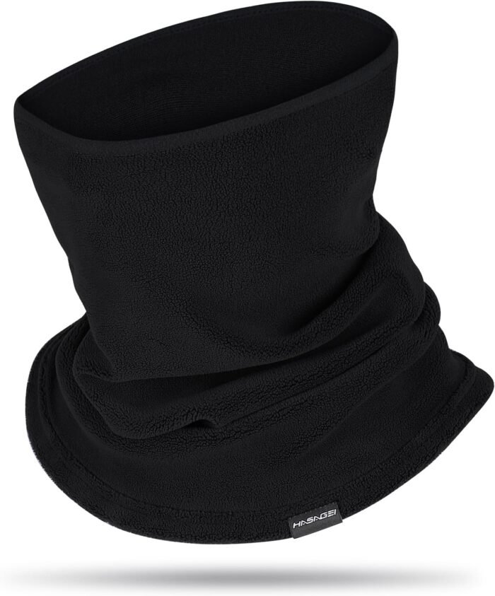 Winter Neck Warmer Fleece Neck Gaiter for Skiing Motorcycle Bike Jogging Running Outdoor Sports for Men & Women