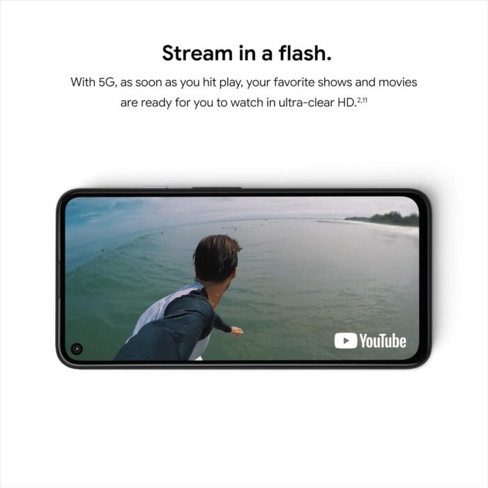 Google Pixel 4a with 5G - Android Phone - New Unlocked Smartphone with Night Sight and Ultrawide Lens - Just Black - Image 2